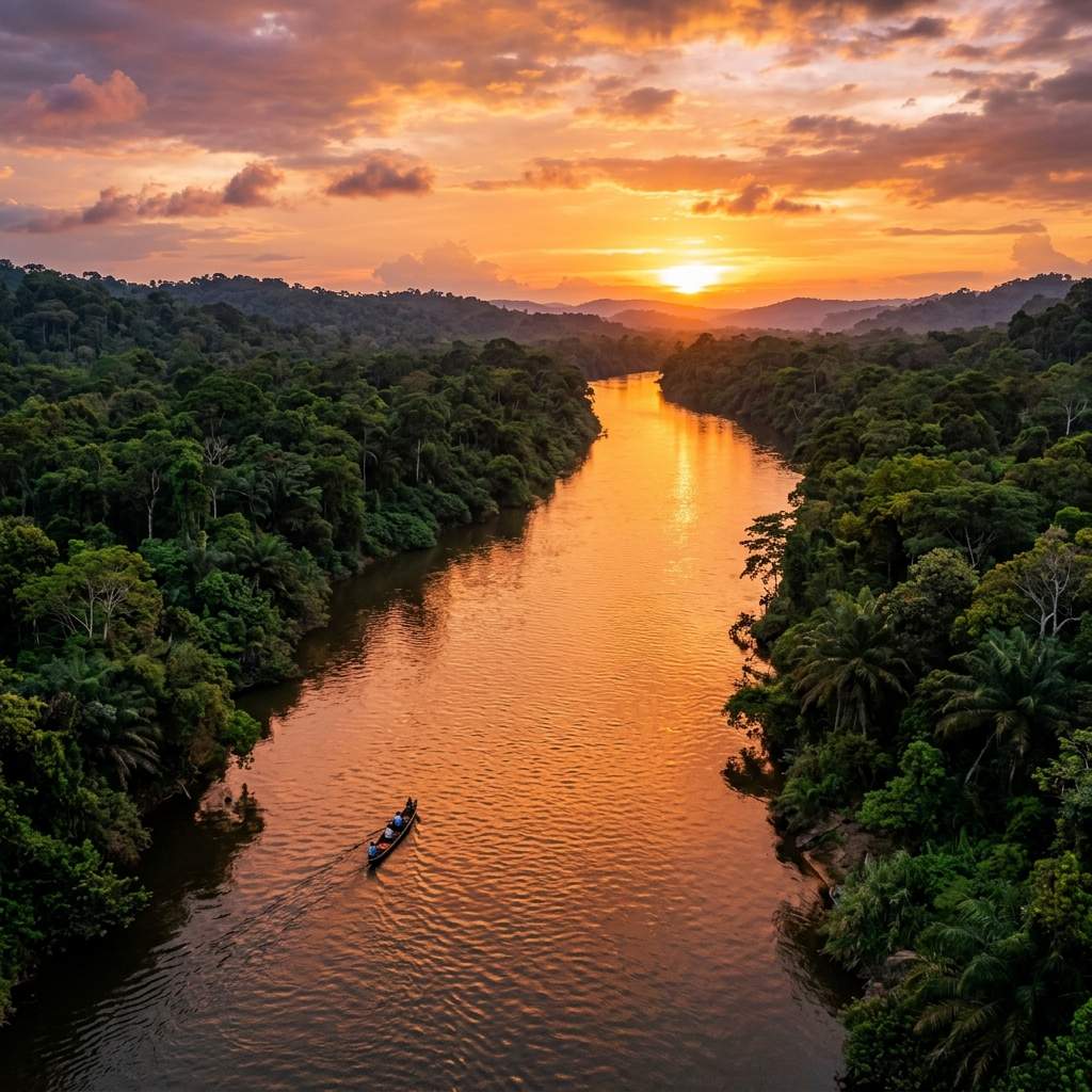 Fleuve Ogooué à Ndjolé
